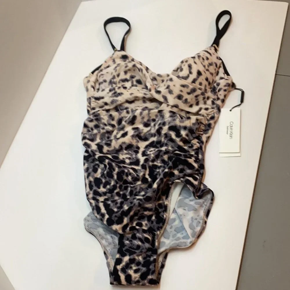 NWT Calvin Klein Nectar Ombre One Piece swimsuit - Picture 2 of 4